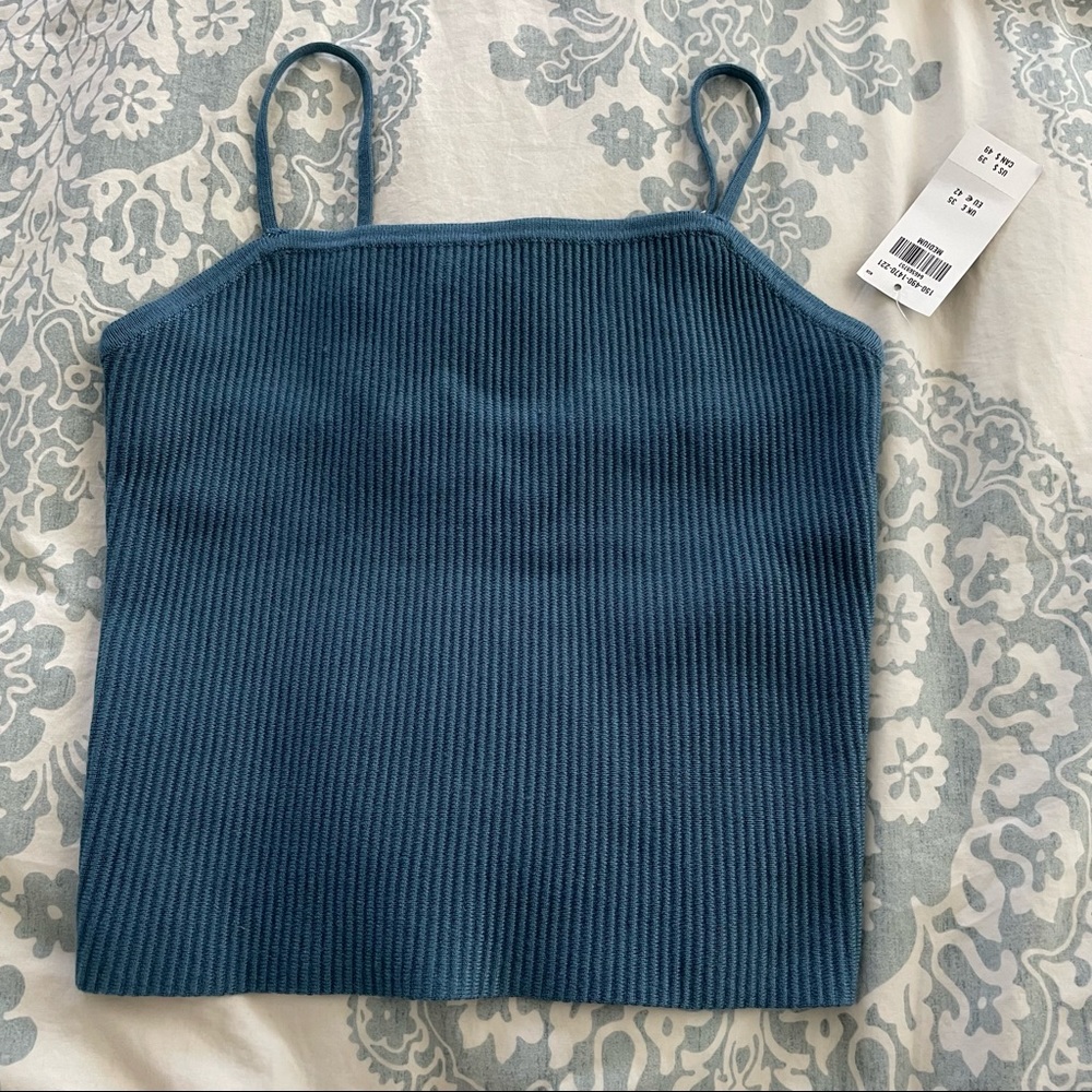 Abercrombie & Fitch blue tank top- size medium